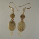 Brown Picture Jasper Earrings