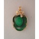 Malachite Bulls-eye Pendant