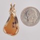 Tawny Glow Yellow Datolite Pendant