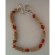 Petoskey/Red Jasper Bracelet