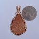 Gold-rich Bonanza Goldstone Pendant