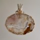 First Snowfall Agate Pendant