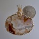 First Snowfall Agate Pendant