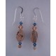 Picture Jasper/BlueSwarovski  Earrings