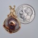 Cute Copper Eye Agate Pendant