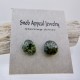 Isle Royale Greenstone Silver Stud Earring