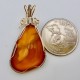 Stirred Amber Pendant