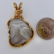 Shadow Play Lake Superior agate Pendant