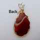 Red Cape Lake Superior Agate Pendant