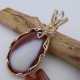 Red Cape Lake Superior Agate Pendant