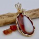 Red Cape Lake Superior Agate Pendant