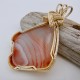 Subdued Lake Superior Agate Pendant