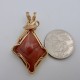 Superior Sunset Lake Superior Agate Pendant