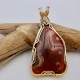 Ruby King Lake Superior Agate Pendant