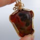 Midnight Wine Lake Superior Agate Pendant