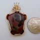 Midnight Wine Lake Superior Agate Pendant