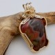 Midnight Wine Lake Superior Agate Pendant