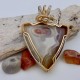 Lacy Lake Superior Agate Pendant