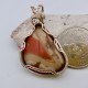 Red Camo Lake Superior Agate Pendant