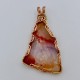 Hushed Tones Amethyst Lake Superior Agate Pendant