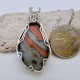 Weather Radar Lake Superior Agate Pendant