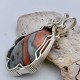 Weather Radar Lake Superior Agate Pendant