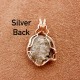 Copper Silver Nugget with Greenstone Pendant