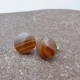 Lake Superior Agate Stud Earrings