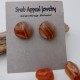 Lake Superior Agate Stud Earrings