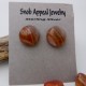 Lake Superior Agate Stud Earrings