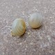 White Lake Superior Agate Stud Earrings