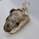 Heart Song Petoskey Pendant in Argentium Silver