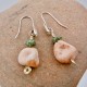 Isle Royale Greenstone with Thomsonite Bead Earring