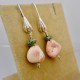 Isle Royale Greenstone with Thomsonite Bead Earring