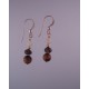 Tiger Eye/Smoky Quartz Earrings